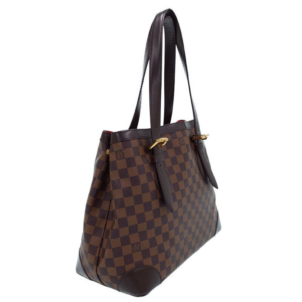 Louis Vuitton Hampstead Tote Bag Damier Ebene Brown